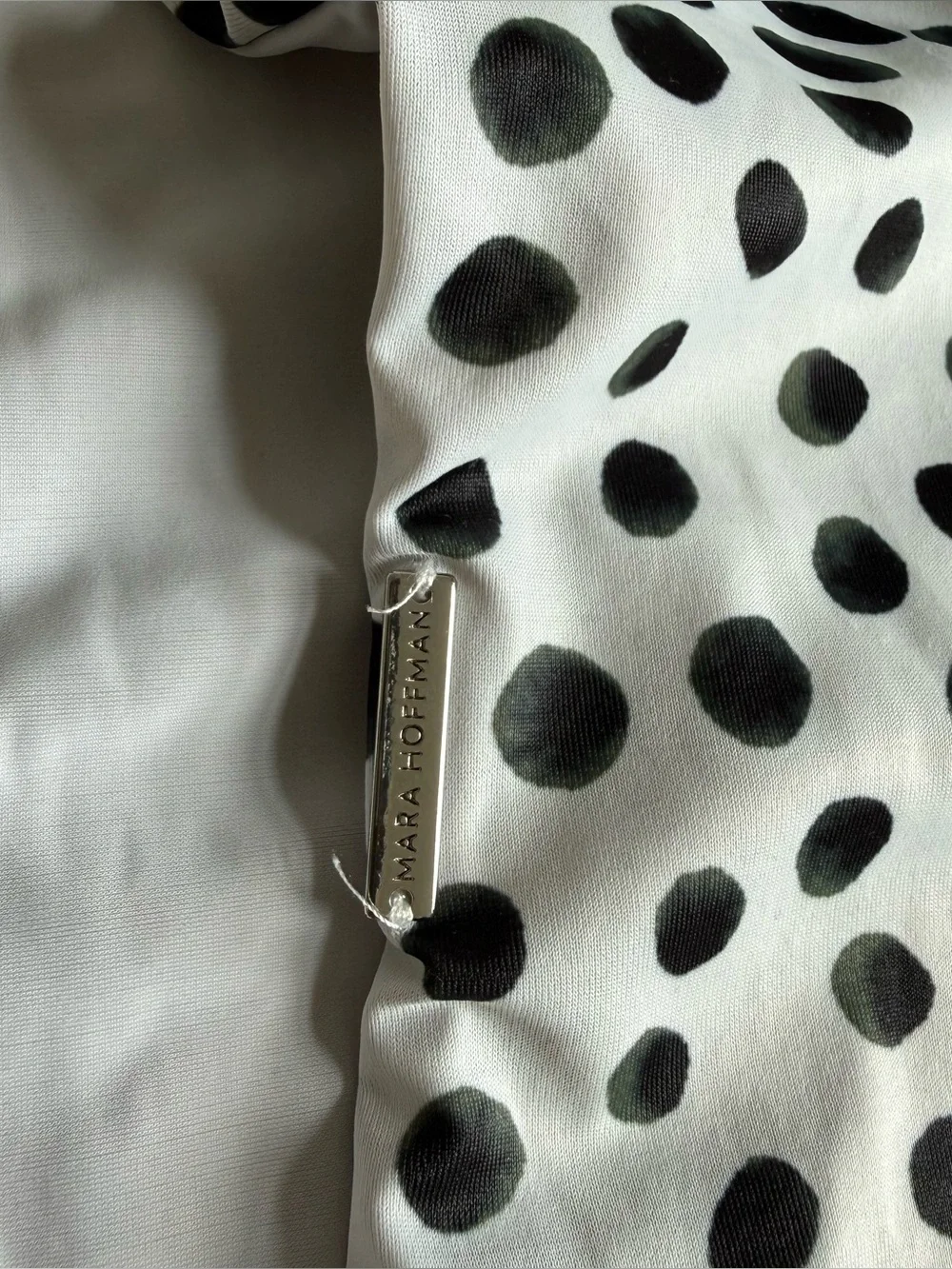 Mara Hoffman High-Waist Polka Dot Swim Bottoms